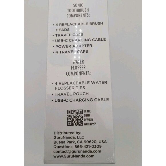 Lion And Lamb Kit 2.0 Electric Toothbrush w Water Flosser Combo 4 Jet Tips - Picture 9 of 9